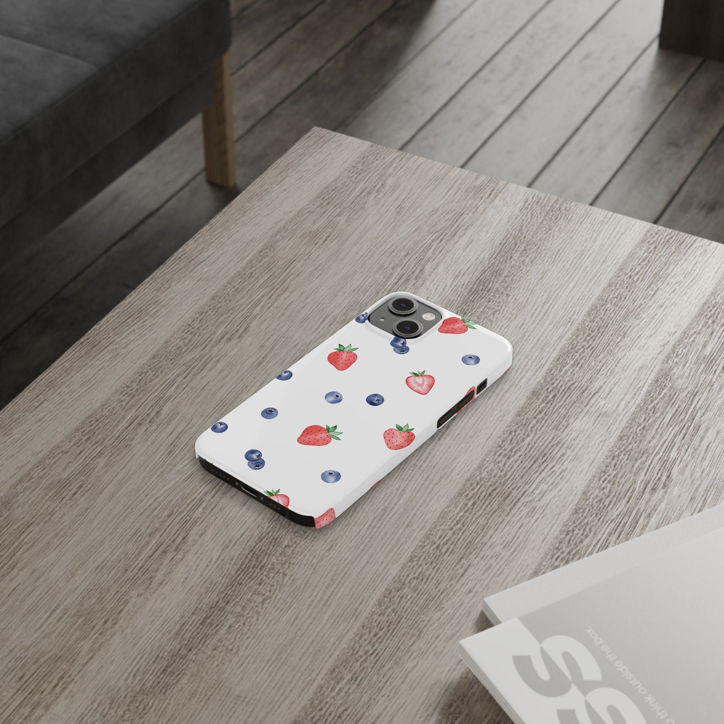 Berries & Cream Slim Phone Case