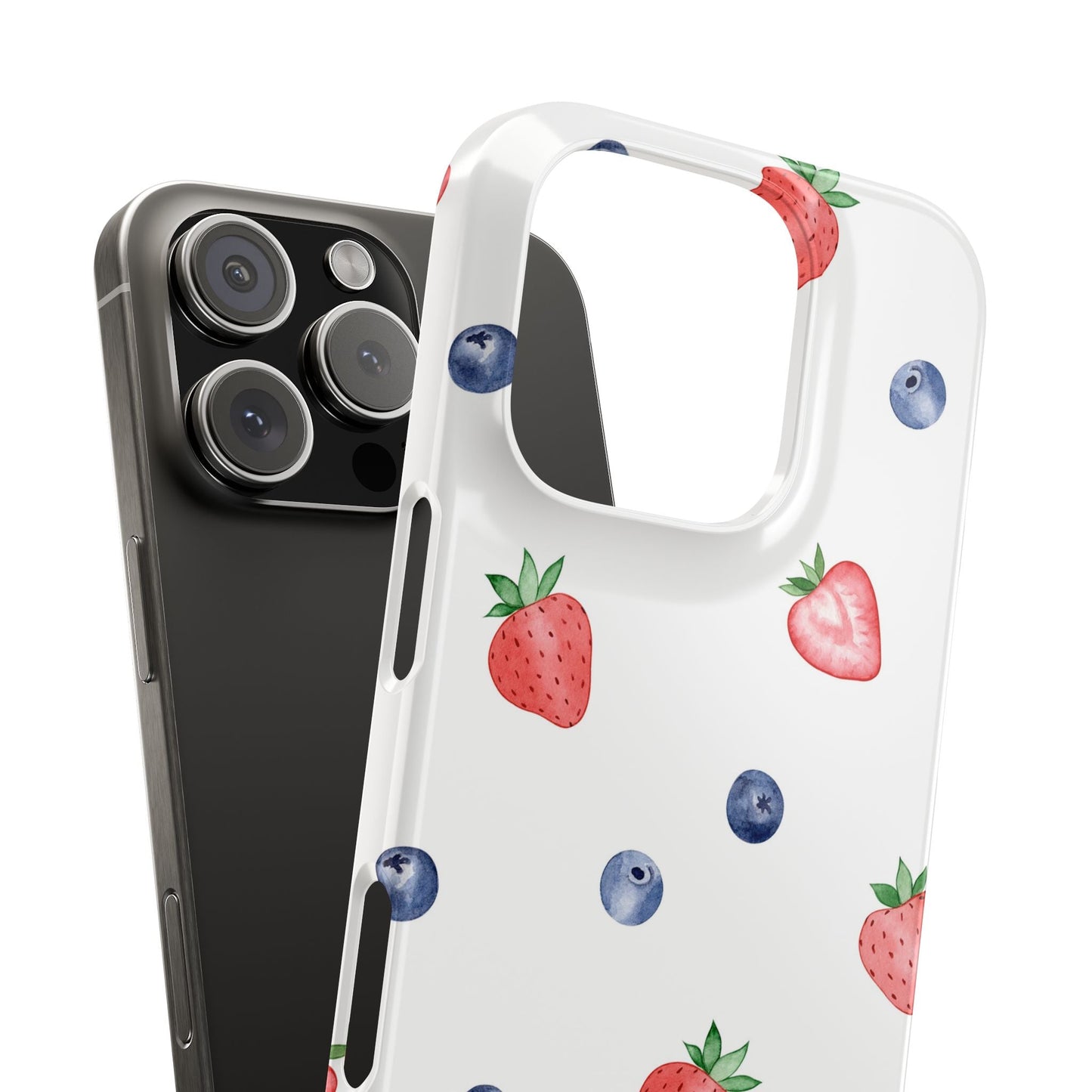 Berries & Cream Slim Phone Case