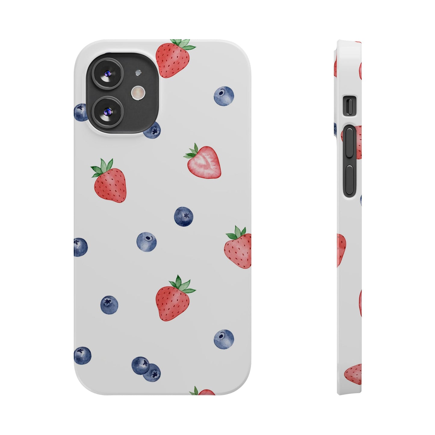 Berries & Cream Slim Phone Case