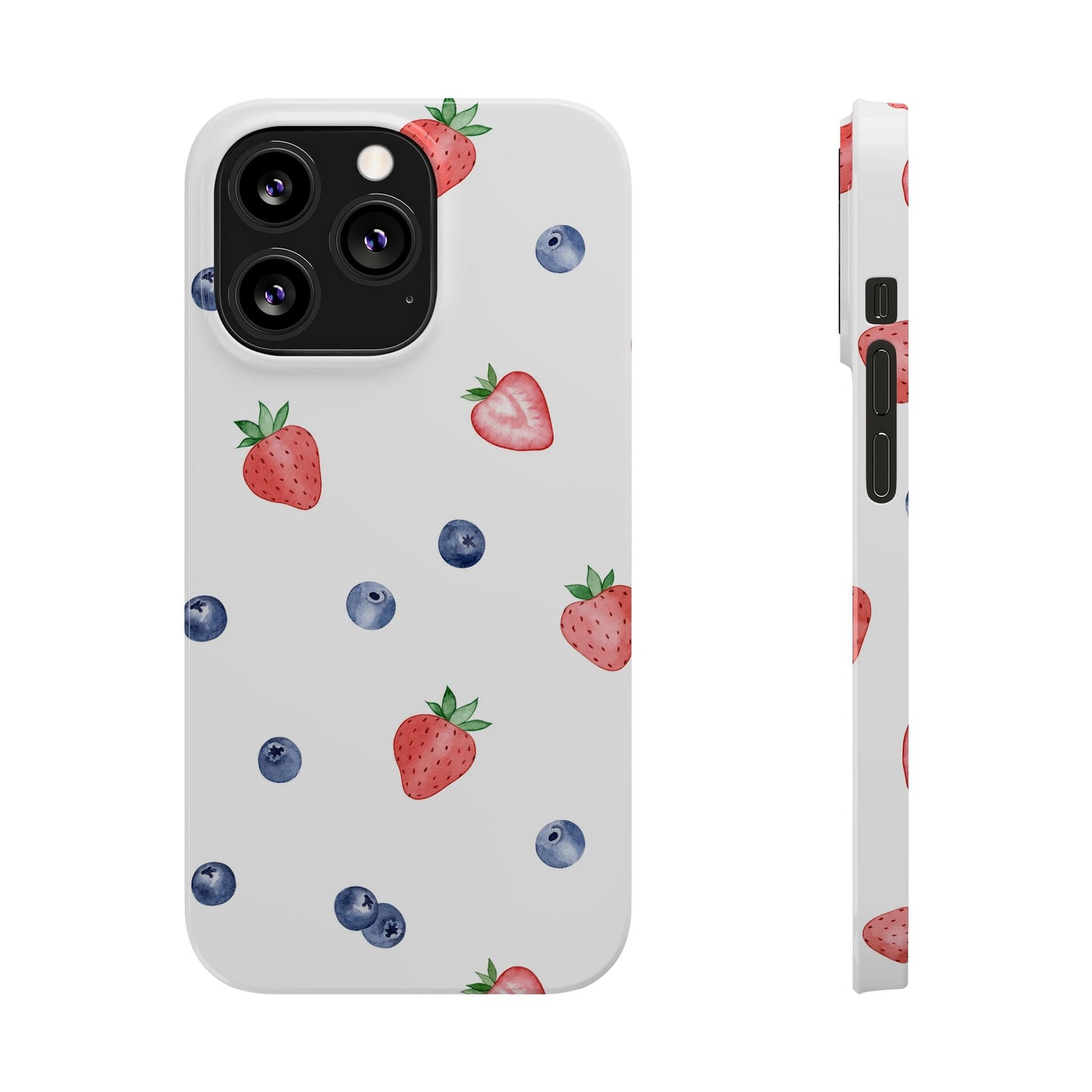 Berries & Cream Slim Phone Case