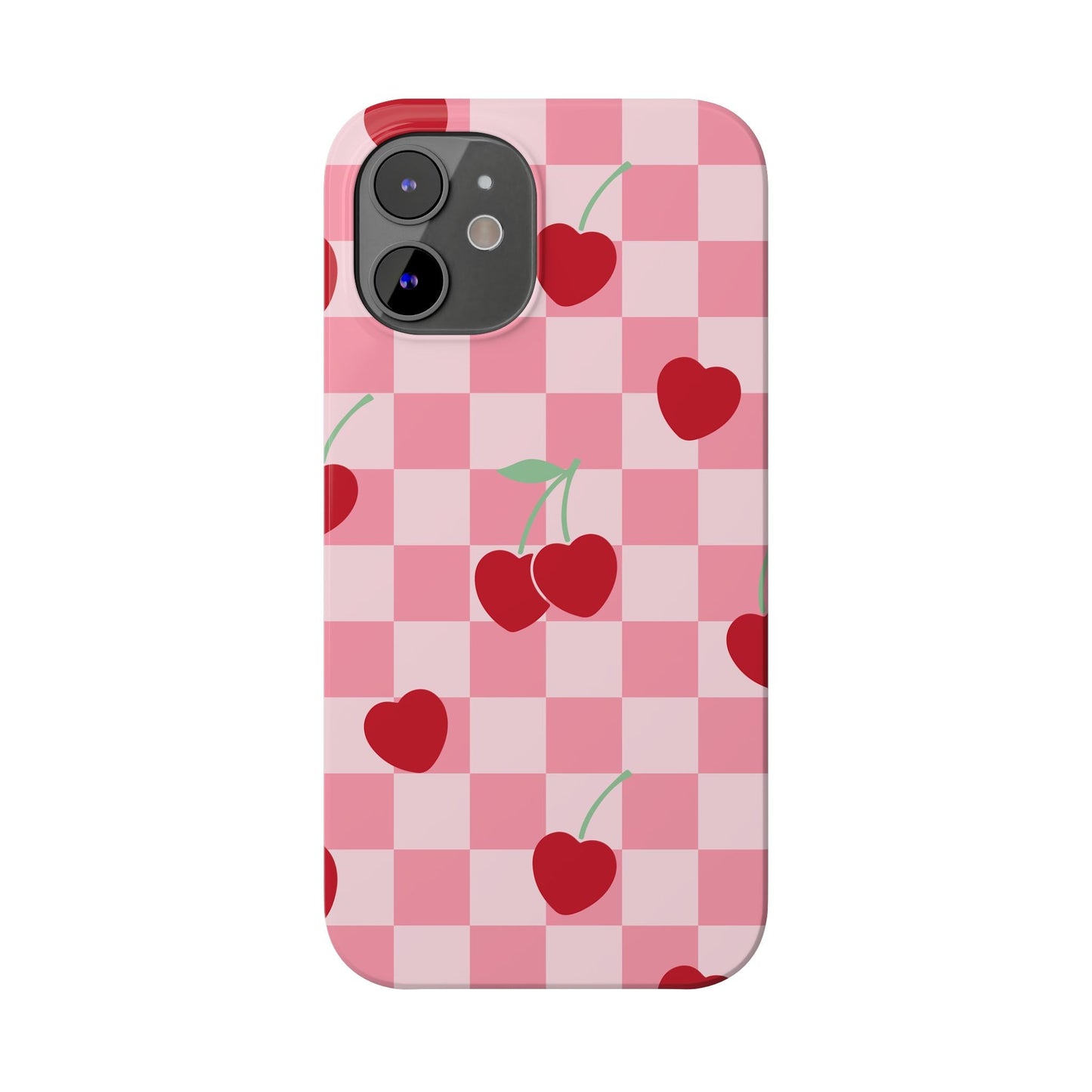 Cherry Checker Phone Case