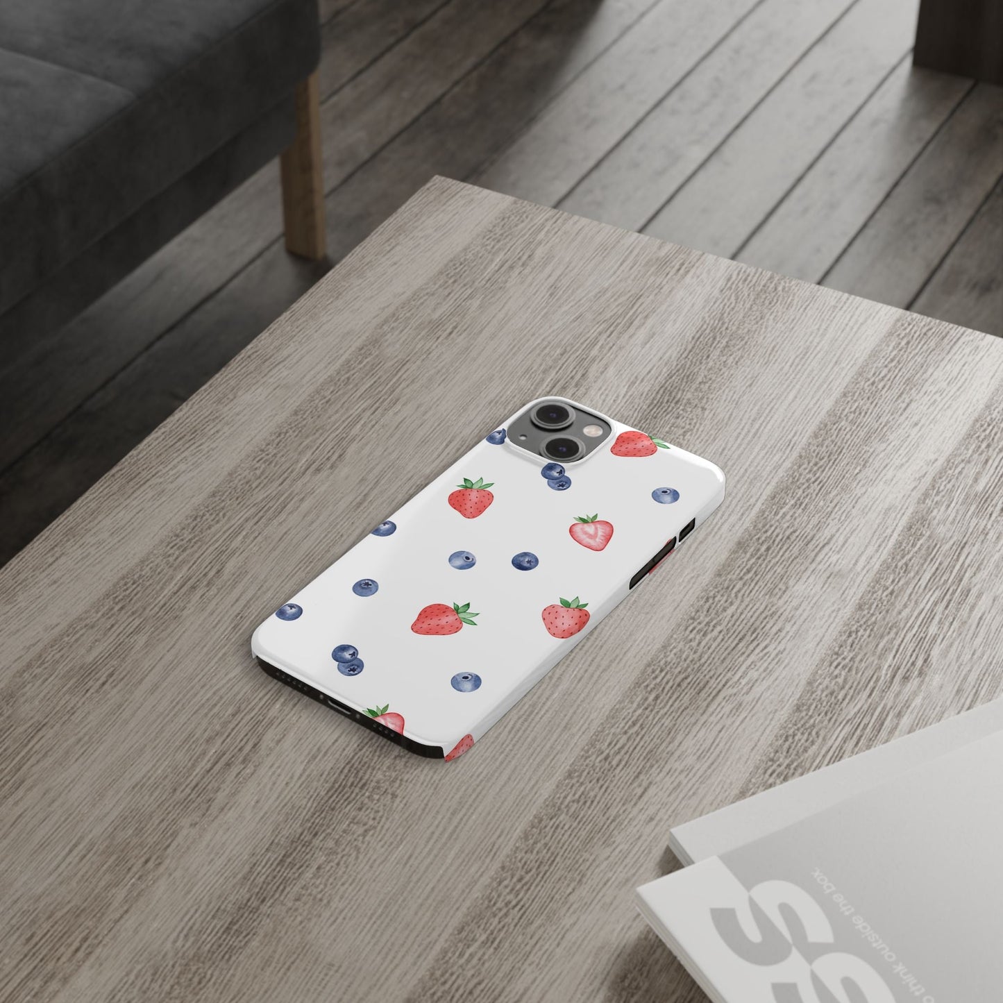 Berries & Cream Slim Phone Case