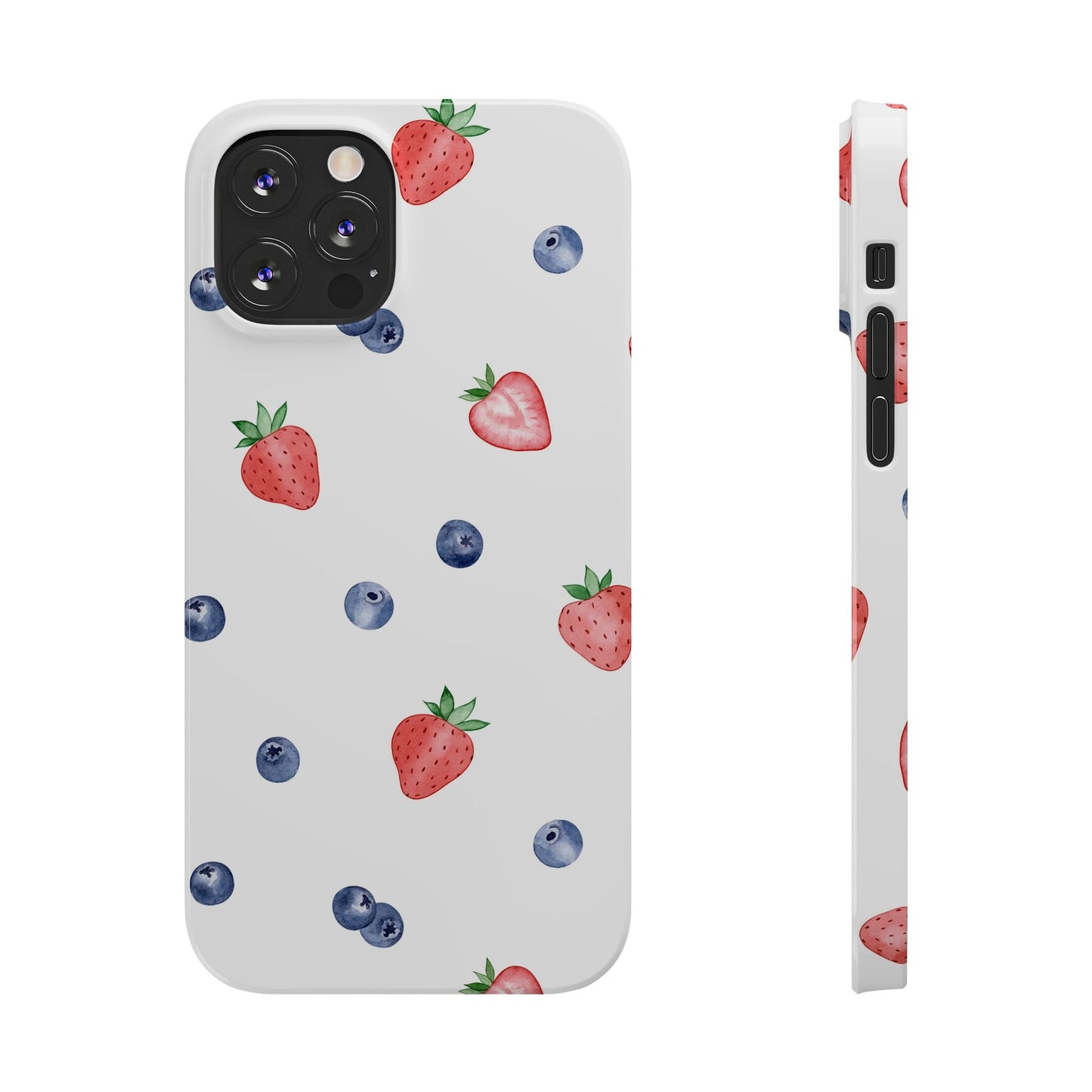 Berries & Cream Slim Phone Case