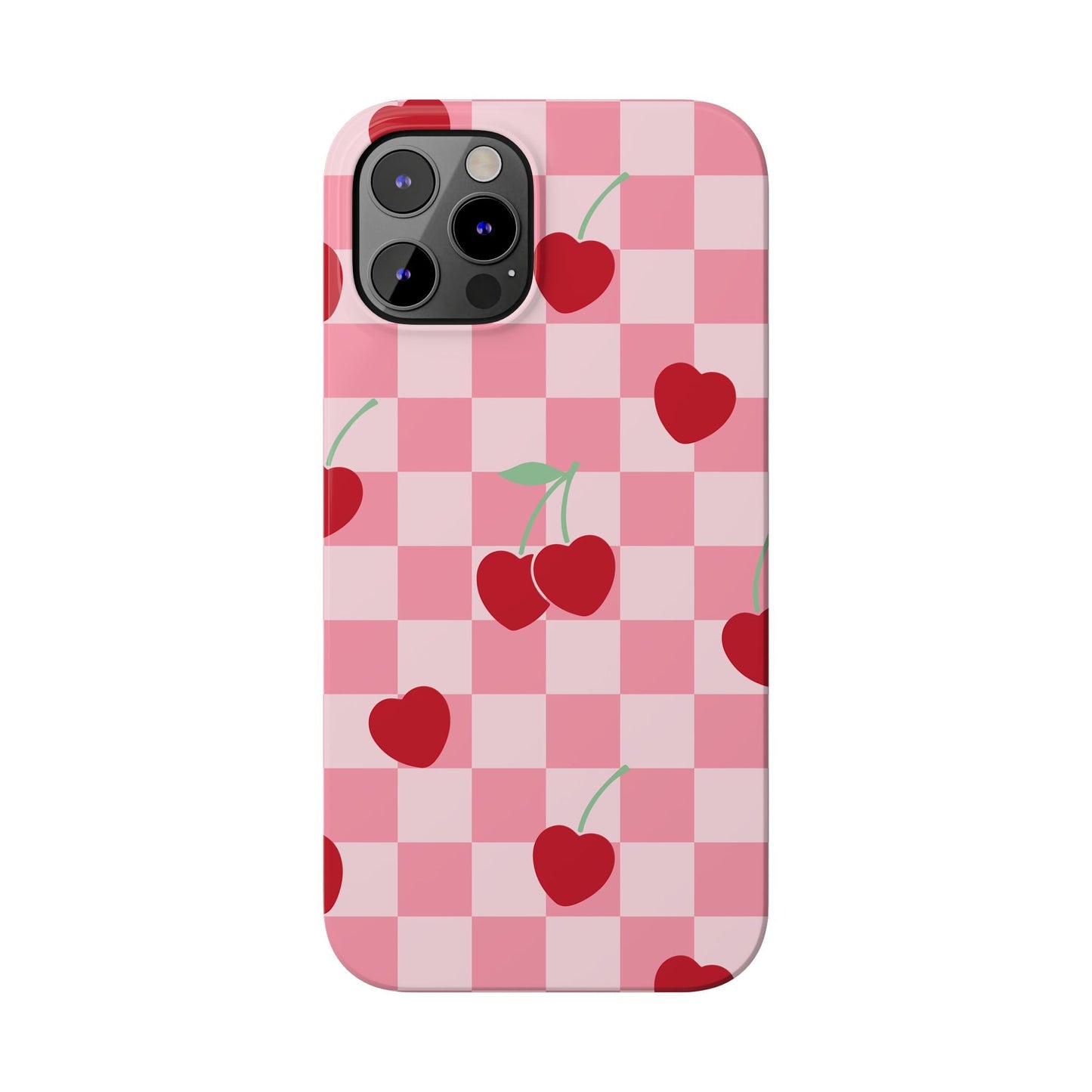 Cherry Checker Phone Case