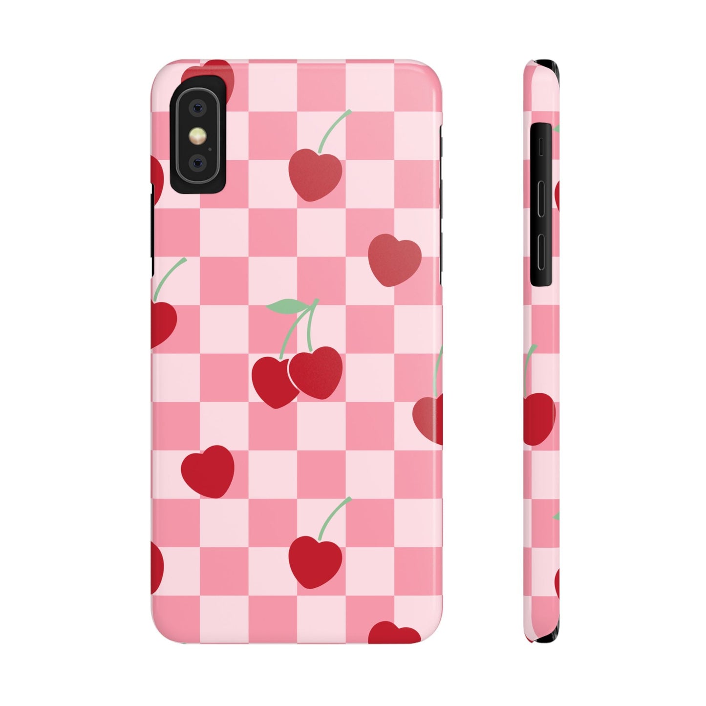 Cherry Checker Phone Case