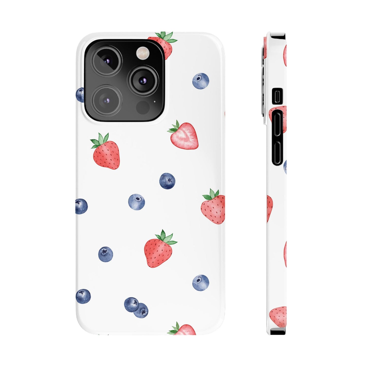 Berries & Cream Slim Phone Case