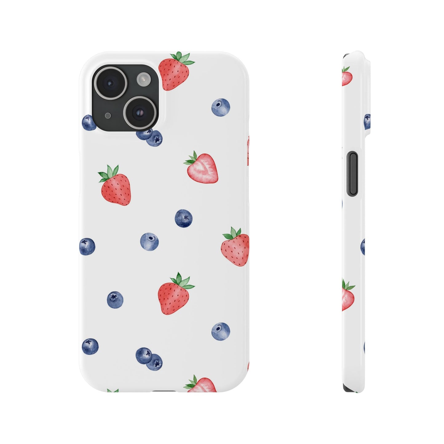 Berries & Cream Slim Phone Case