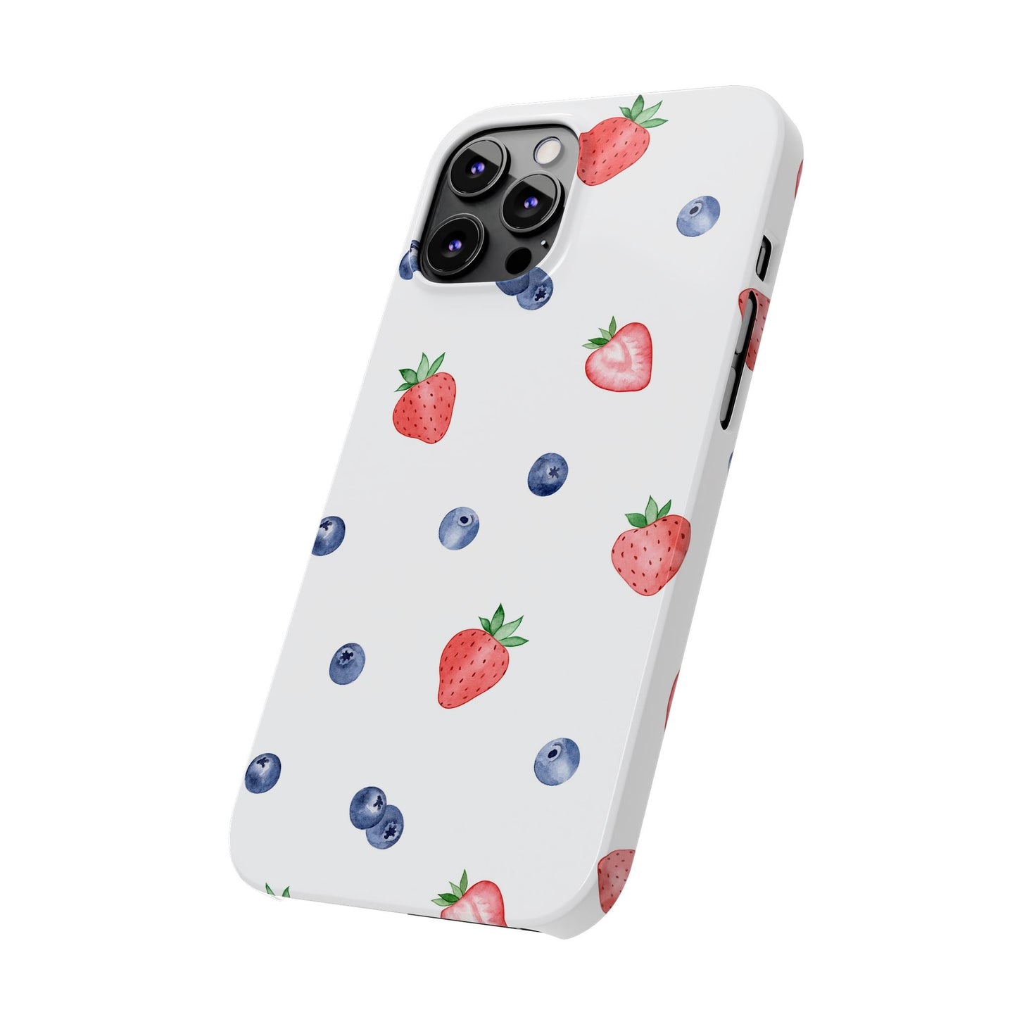 Berries & Cream Slim Phone Case