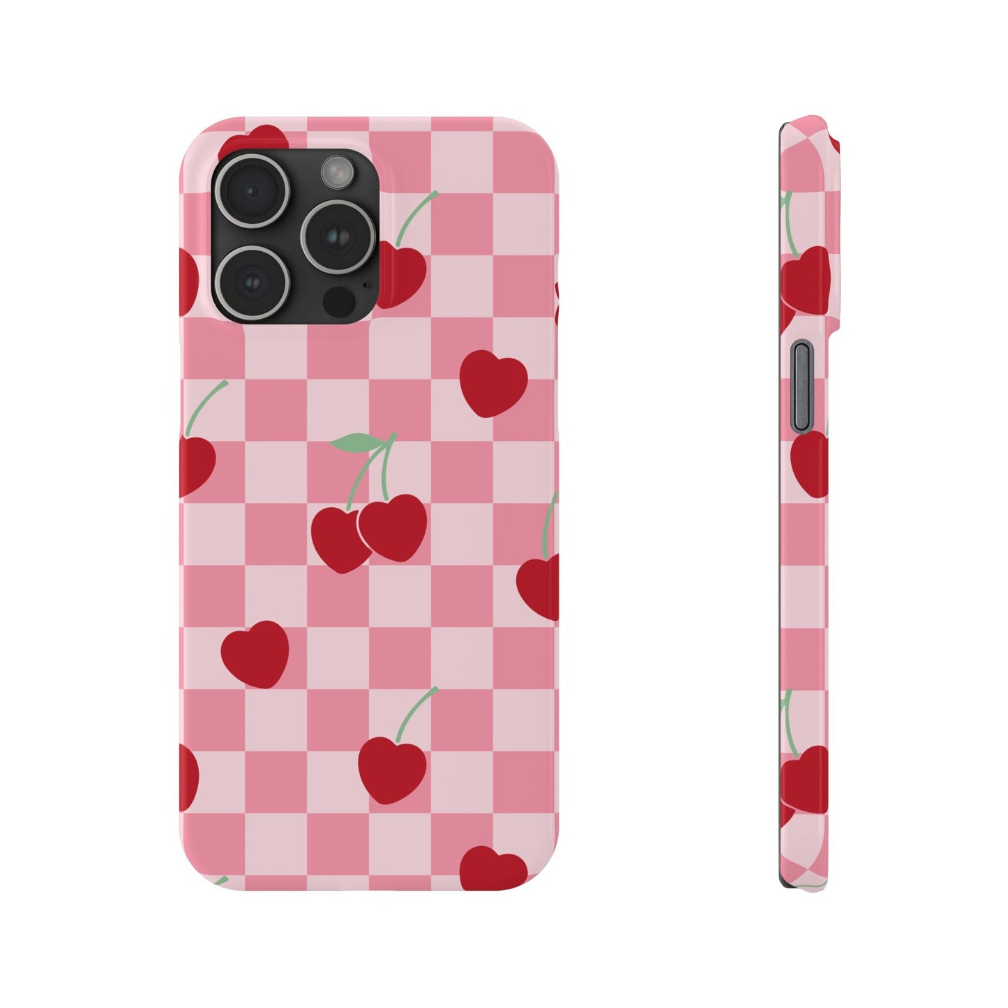 Cherry Checker Phone Case