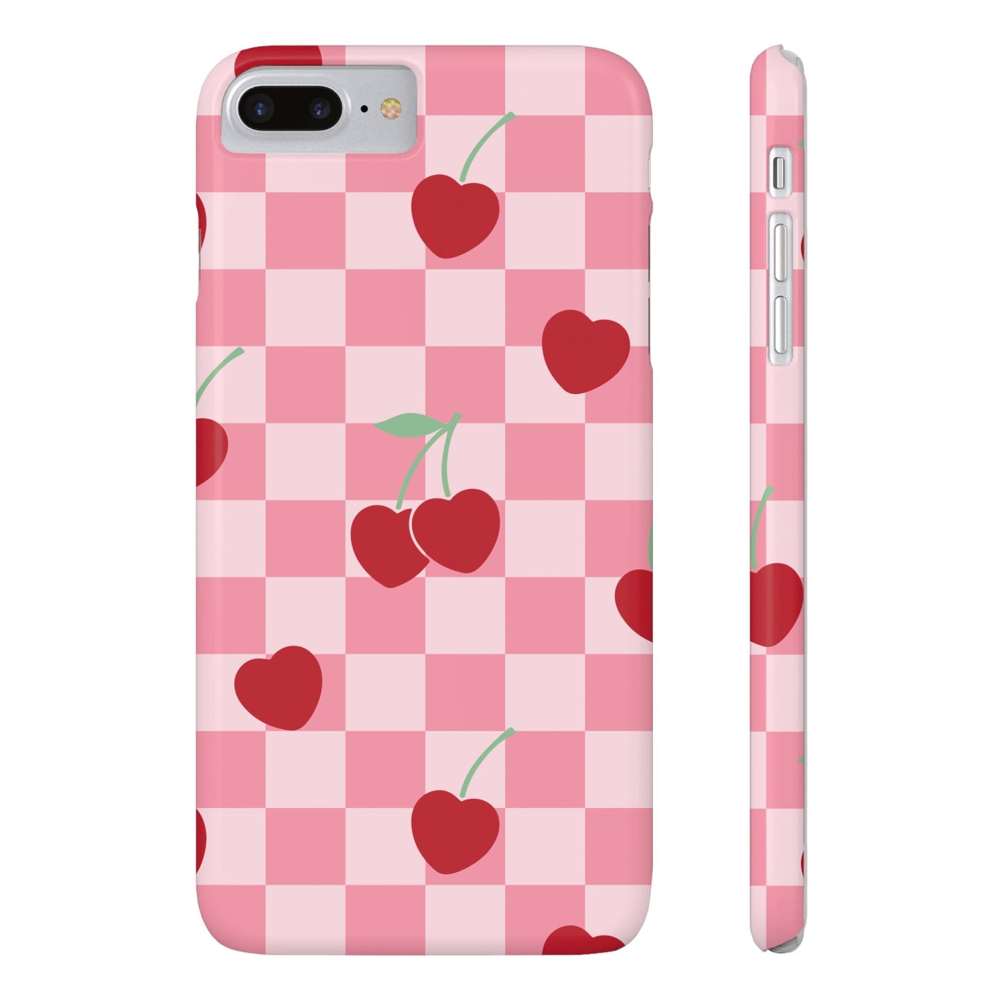 Cherry Checker Phone Case