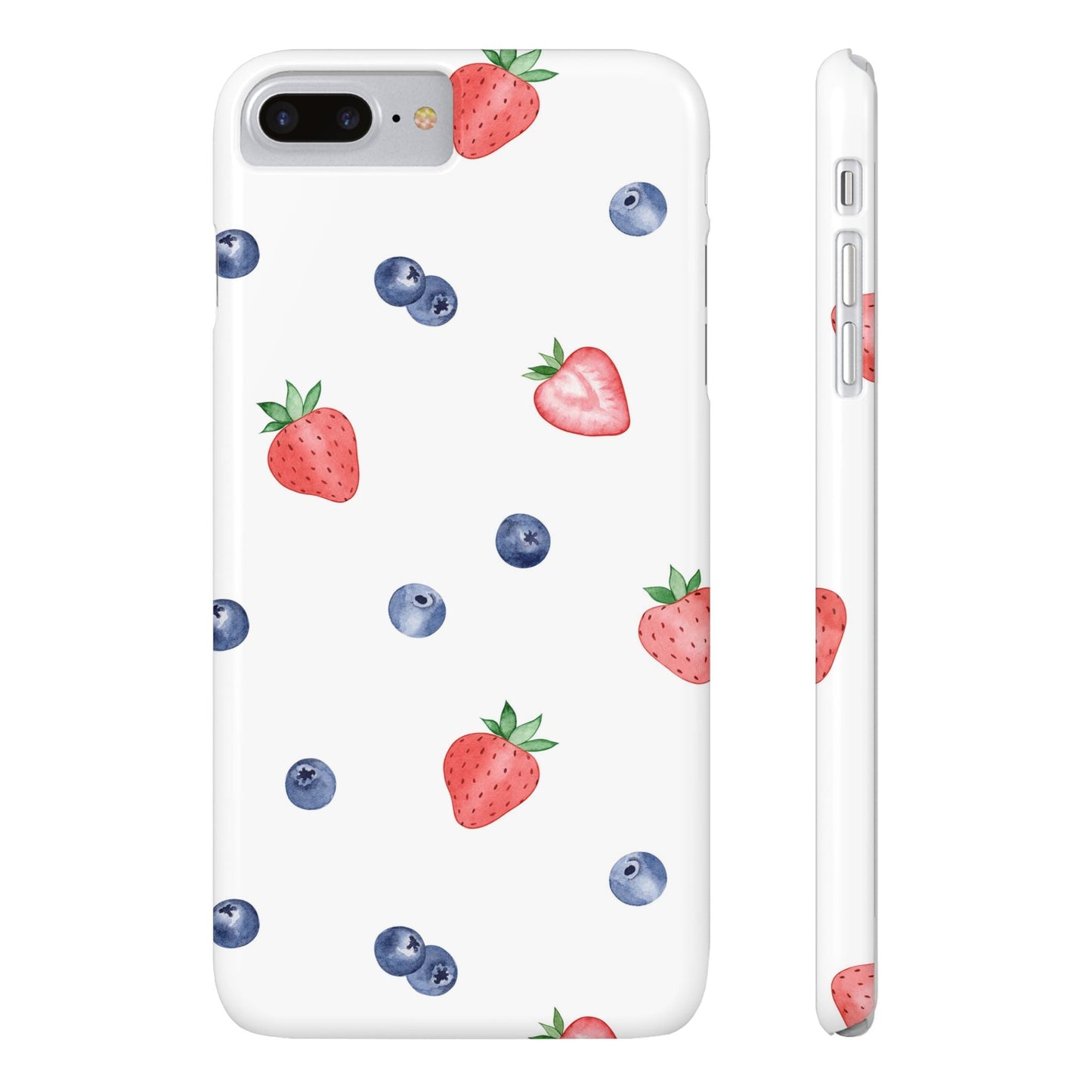 Berries & Cream Slim Phone Case