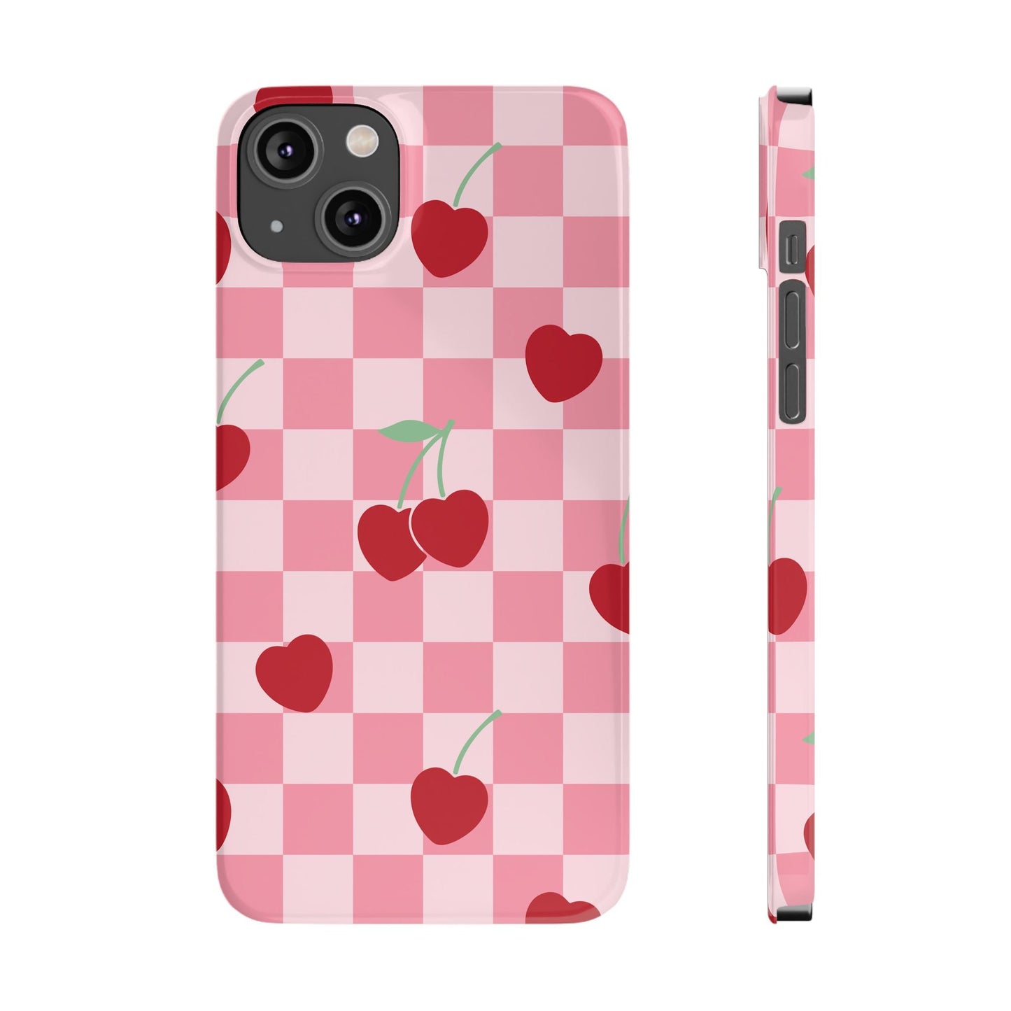 Cherry Checker Phone Case