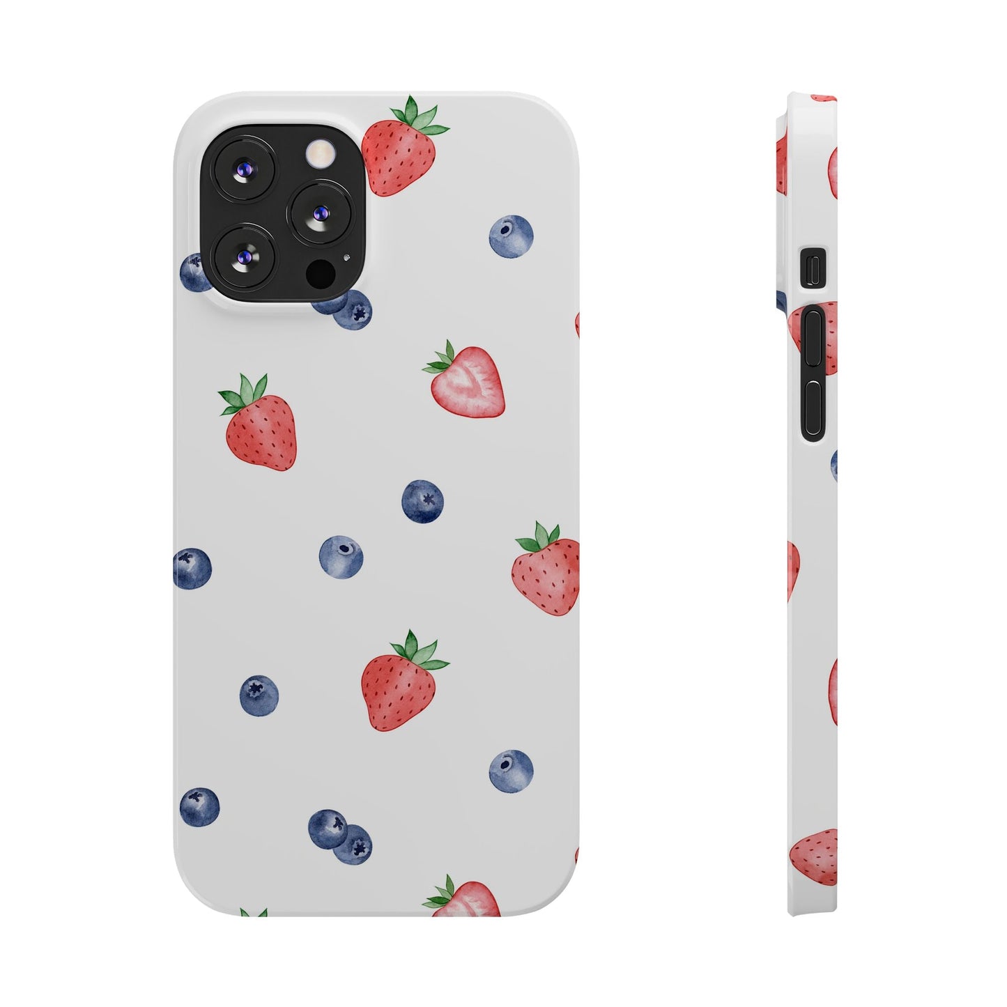 Berries & Cream Slim Phone Case