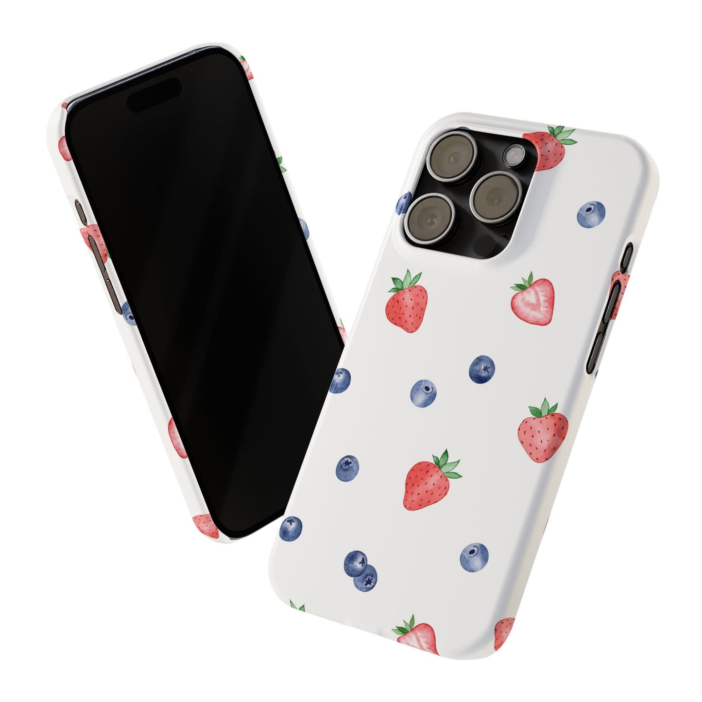 Berries & Cream Slim Phone Case