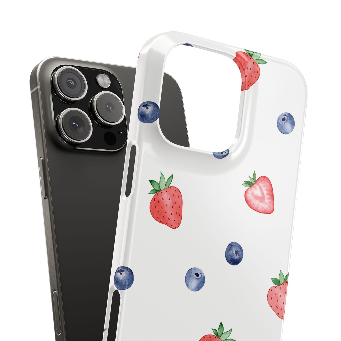 Berries & Cream Slim Phone Case