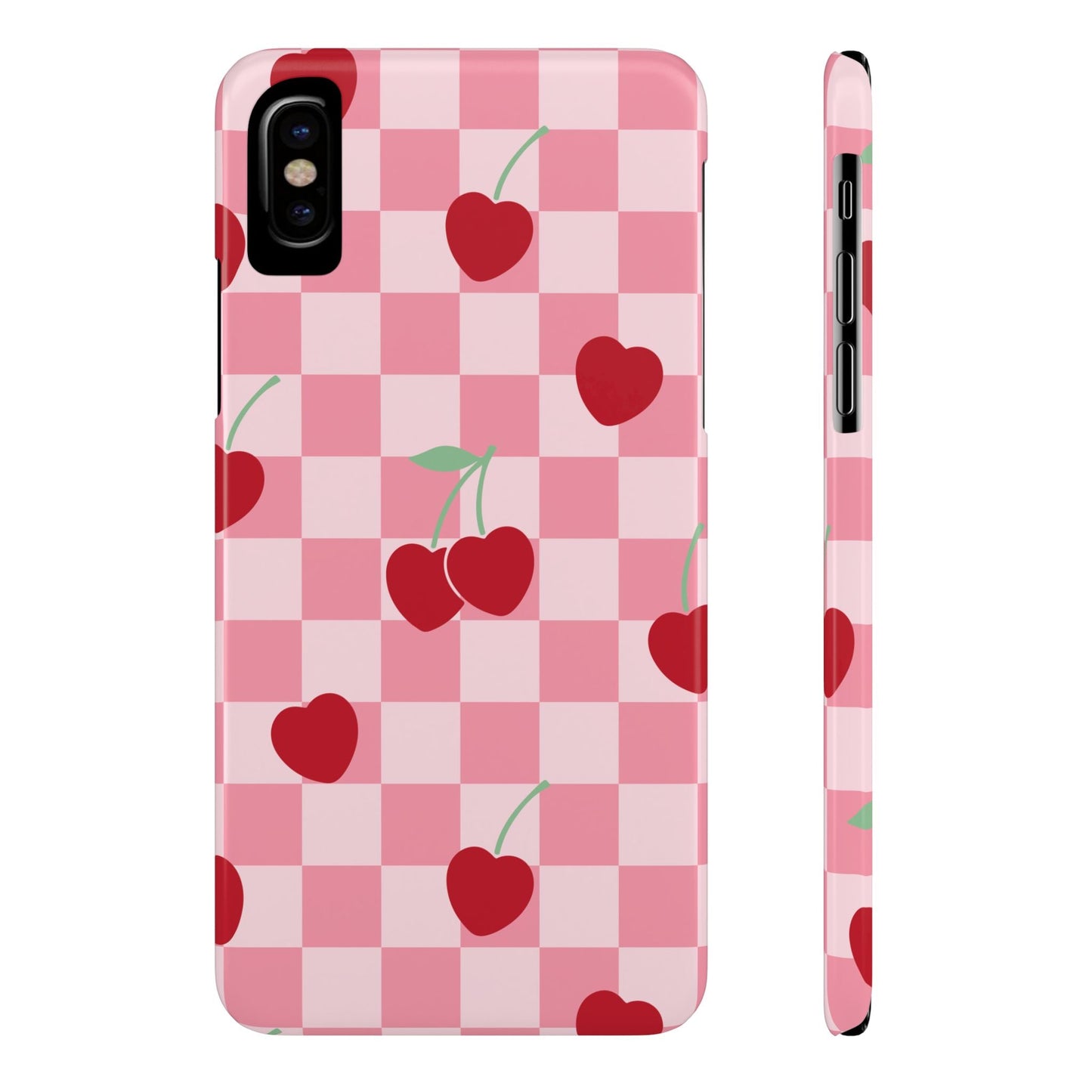 Cherry Checker Phone Case