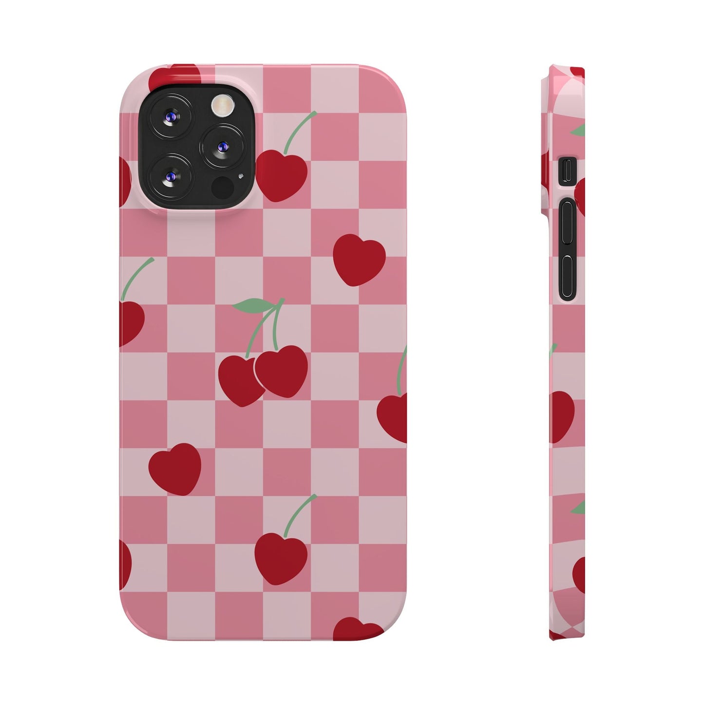 Cherry Checker Phone Case