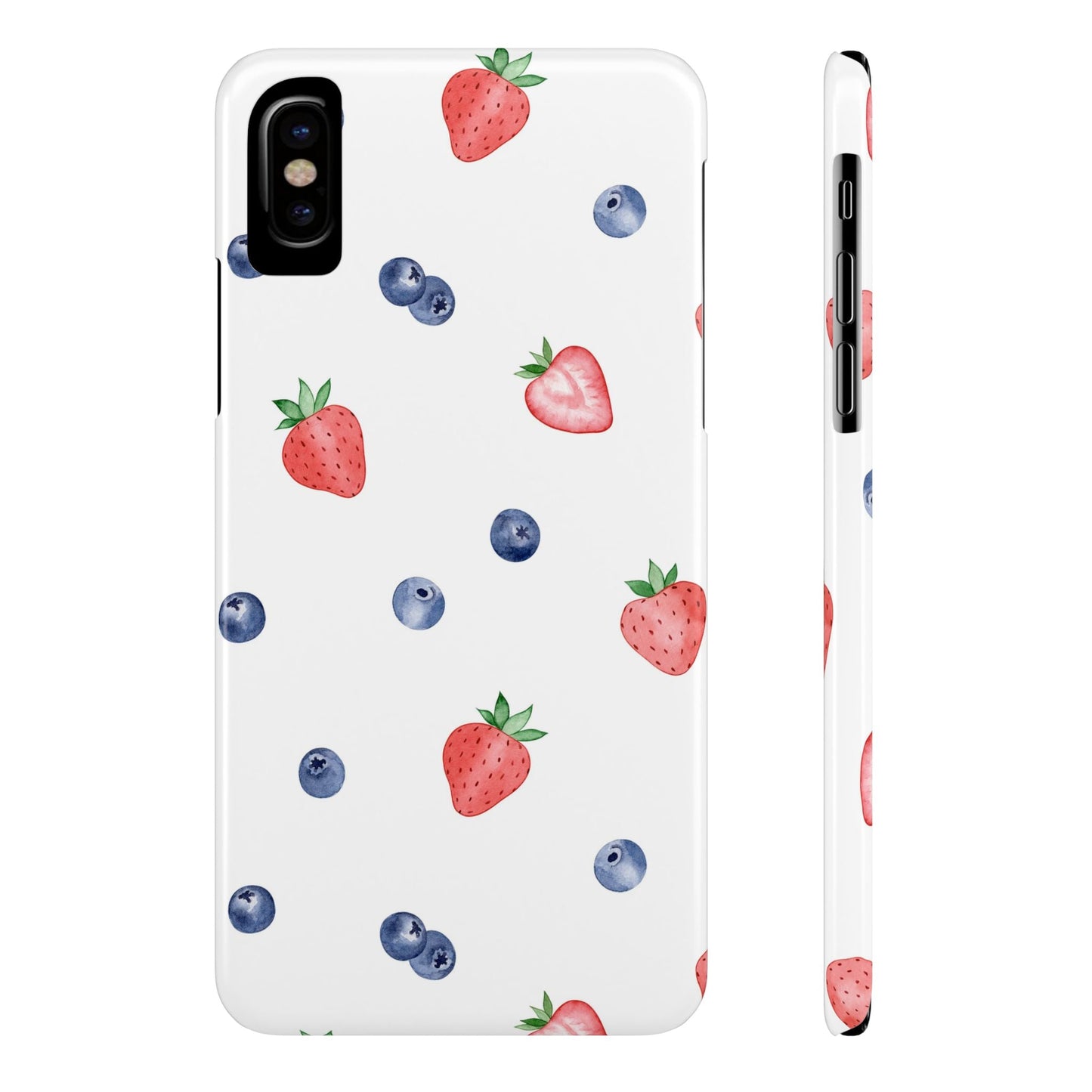 Berries & Cream Slim Phone Case