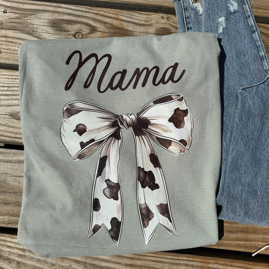 Mama Cow Bow Tee