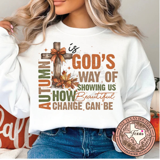 Autumn is God's Way Design